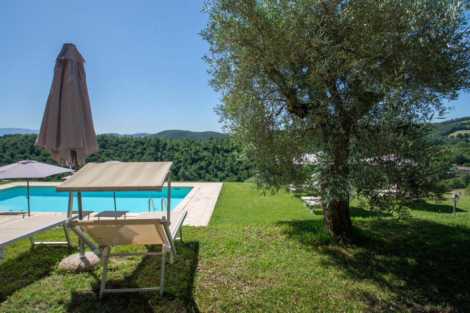 Antica Residenza Montereano Villa Gubbio Exteriör bild