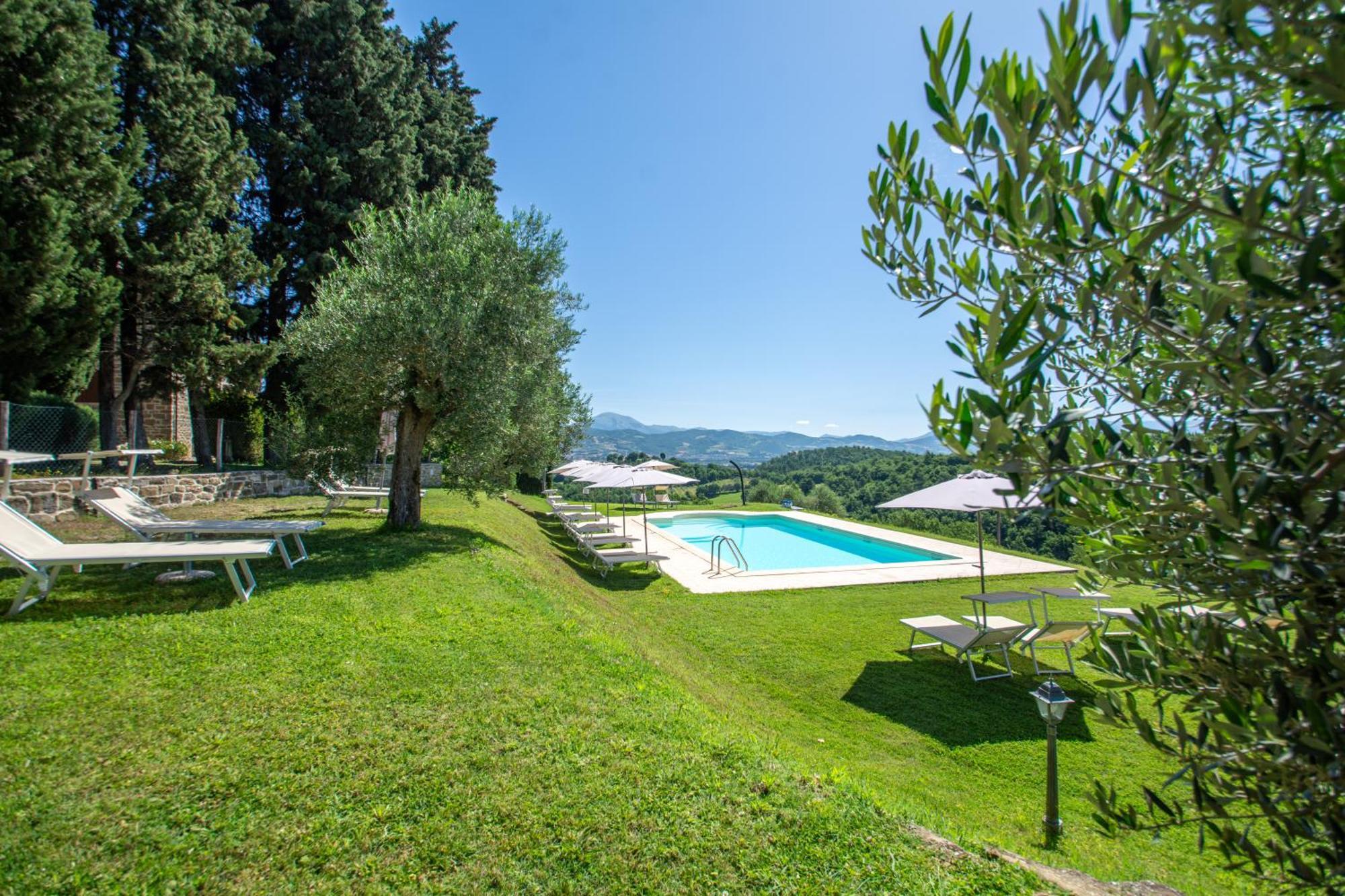 Antica Residenza Montereano Villa Gubbio Exteriör bild
