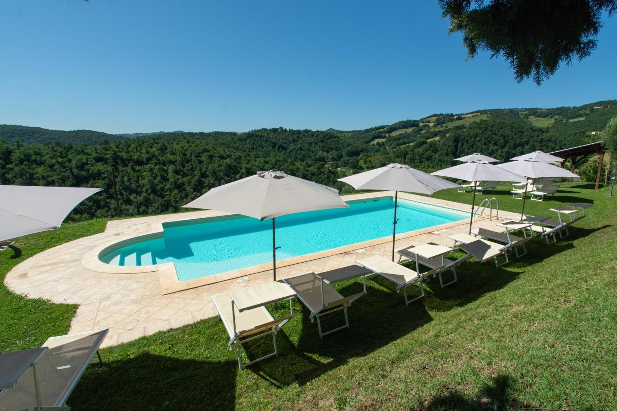 Antica Residenza Montereano Villa Gubbio Exteriör bild